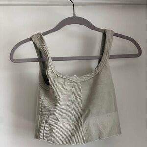 Nikibiki Ribbed Olive Top